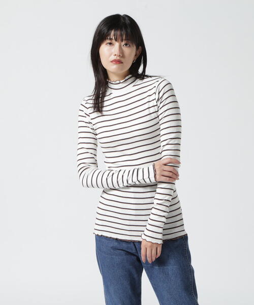 tシャツ miller/ミラー Prib Turtle LS Tee タートルネック レディース Robert P. Miller tシャツ miller/ミラー Prib Turtle LS Tee