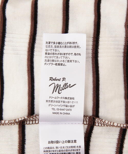 tシャツ miller/ミラー Prib Turtle LS Tee タートルネック レディース Robert P. Miller tシャツ miller/ミラー Prib Turtle LS Tee