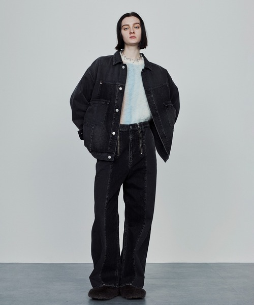 JieDa（ジエダ） ジーンズ SWITCHING ZIP DENIM PANTS メンズ
