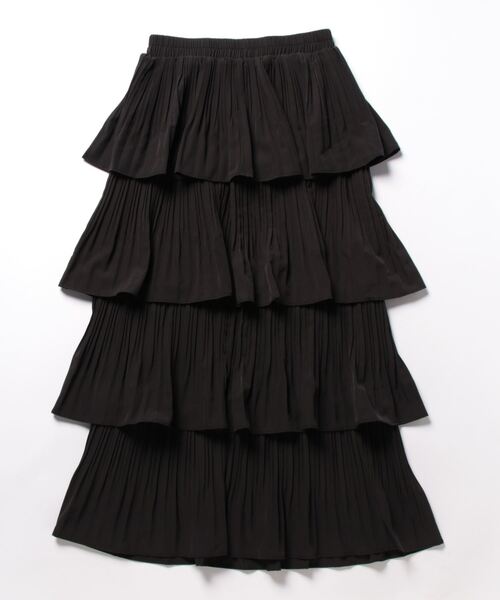 HERBIE フラメンコ レーススカート 黒サイズL新品同様 wee9s スカート flamenco skirt / ウエストゴムフラメンコ