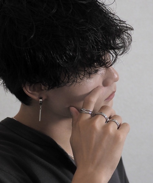 SBG by 7JEWELRY 指輪 リング SBG 3点セット メンズ フリーサイズ