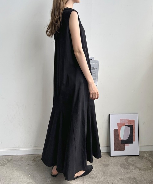 Futier Land ワンピース バックWリボンカラーワンピース