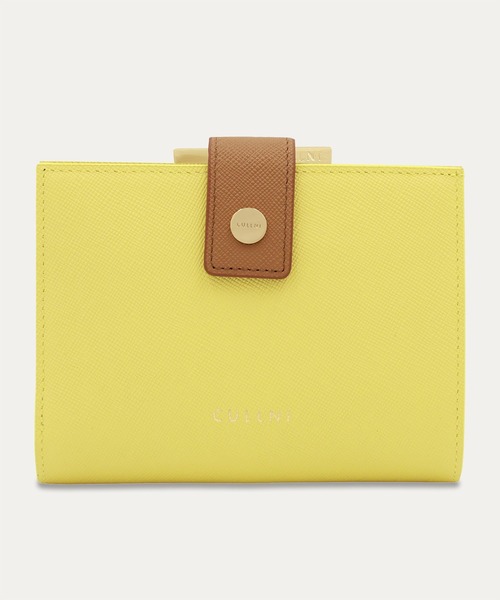二つ折り財布 財布 Leather wallet With A Clasp メンズ レディースの画像