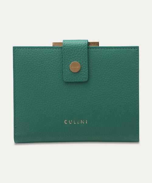 二つ折り財布 財布 Leather wallet With A Clasp メンズ レディースの画像
