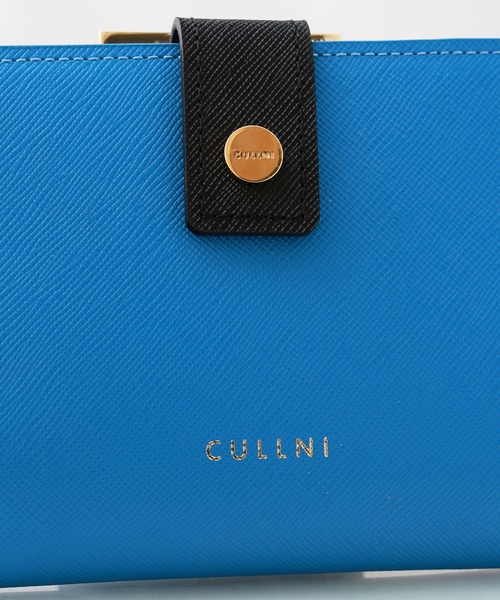 二つ折り財布 財布 Leather wallet With A Clasp メンズ レディースの画像