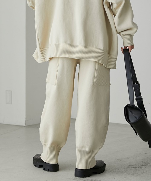 パンツ 「forksy.」ニットビッグポケットコクーンパンツ レディース | forksy. | 06