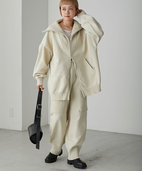 パンツ 「forksy.」ニットビッグポケットコクーンパンツ レディース | forksy. | 08