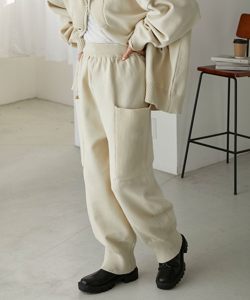 パンツ 「forksy.」ニットビッグポケットコクーンパンツ レディース | forksy. | 11