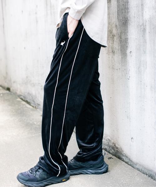En serio TOKYO パンツ メンズ ストレッチベロアジャージ トラック
