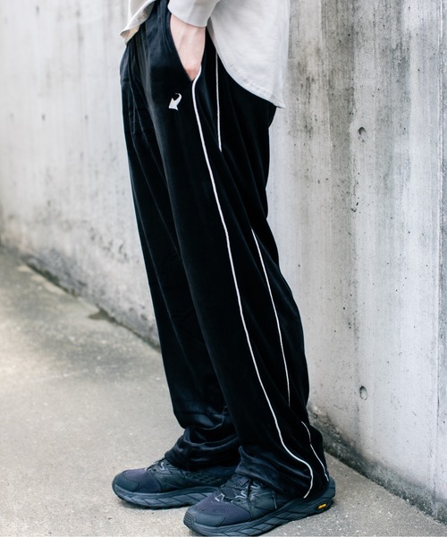 En serio TOKYO パンツ メンズ ストレッチベロアジャージ トラック