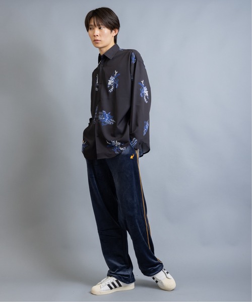 En serio TOKYO パンツ メンズ ストレッチベロアジャージ トラック