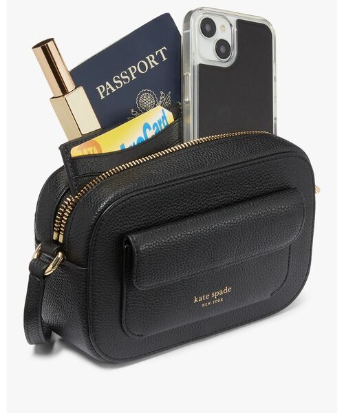 【美品】kate spade サファリ ジブラ ショルダーバッグ ウォレット kate spade new york｜スペード フラワー ジャカード ヌーヴォー