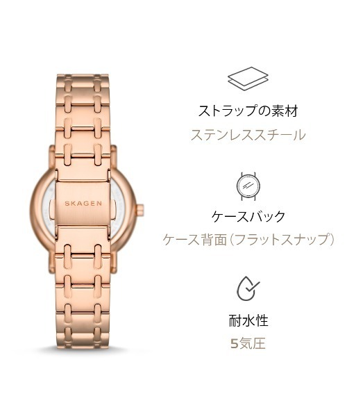 SKAGEN（スカーゲン） 腕時計 腕時計 レディース アナログ ステンレス
