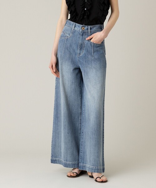 【ミサキ】LOULOU WILLOUGHBY サイズ1 デニムバギーパンツ LOULOU WILLOUGHBY ジーンズ デニム デニムパンツ 「LOULOU