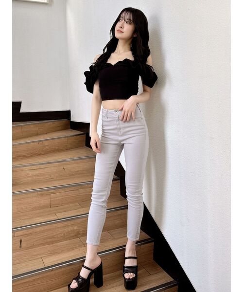 GYDA セルヴィッチハイウエストパンツ XS GYDA セルヴィッチハイウエストパンツ XS