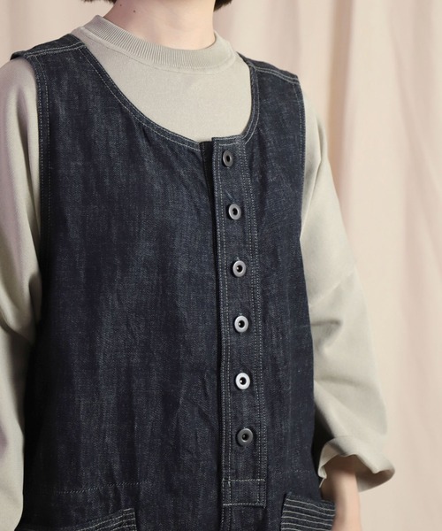 サロペット オーバーオール 「Brocante / ブロカント」 10ozデニム