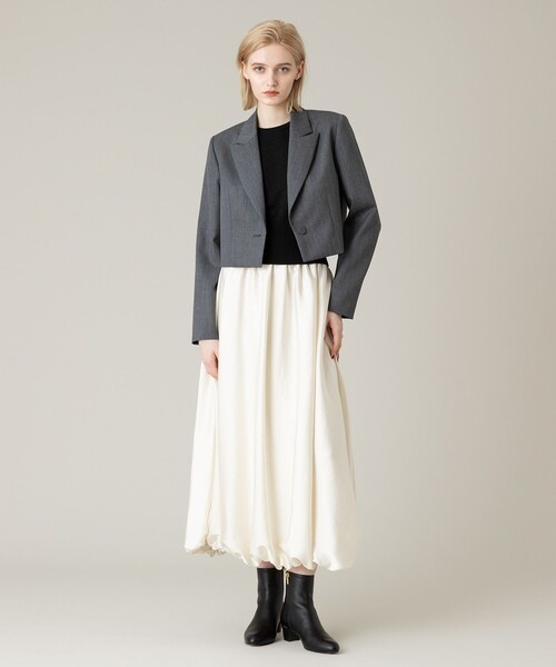LOULOU WILLOUGHBY チンツサテンバルーンスカート　スカート　新作 LOULOU WILLOUGHBY】チンツサテンバルーンスカート|allureville