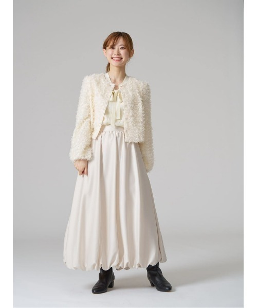 LOULOU WILLOUGHBY スカート 「LOULOU WILLOUGHBY」チンツサテン