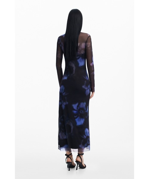 CHRISTIAN LACROIX 花柄の黒いスリップドレス CHRISTIAN LACROIX 花柄の黒いスリップドレス Mr. Christian