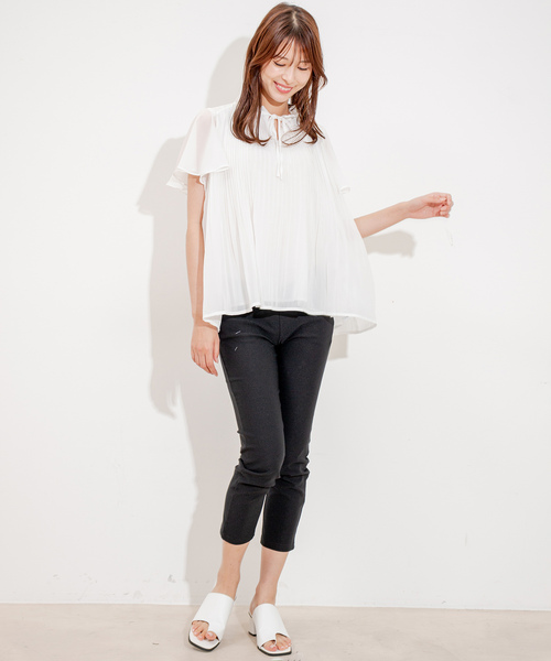 JAYRO ブラウス シャツ シフォンピンタックブラウス レディース JAYRO ブラウス シャツ シフォンピンタックブラウス レディース
