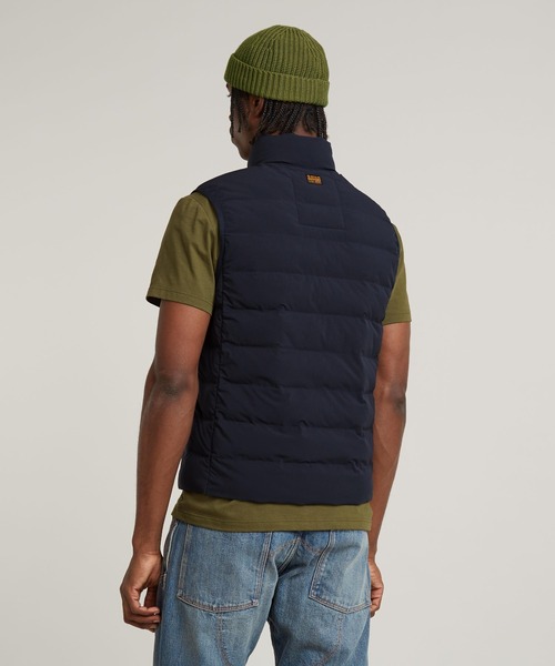 G-STAR RAW ダウンベスト ベスト FOUNDATION LINER VEST/軽量中綿 G-STAR RAW ダウンベスト ベスト FOUNDATION LINER VEST/軽量中綿