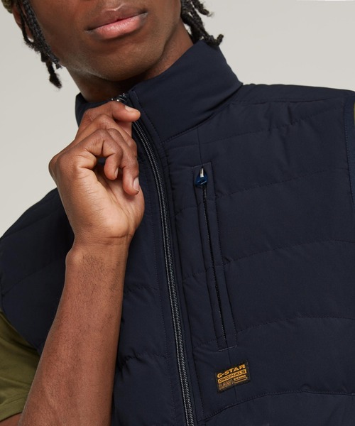 G-STAR RAW ダウンベスト ベスト FOUNDATION LINER VEST/軽量中綿