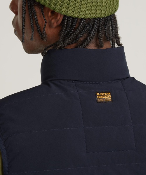 G-STAR RAW ダウンベスト ベスト FOUNDATION LINER VEST/軽量中綿