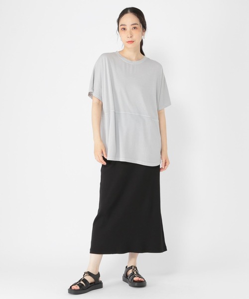 【ぴぴん】Annmiru ビックTシャツ IKAKUri｜サイドポケットビッグシルエットTシャツ｜ユニセックス