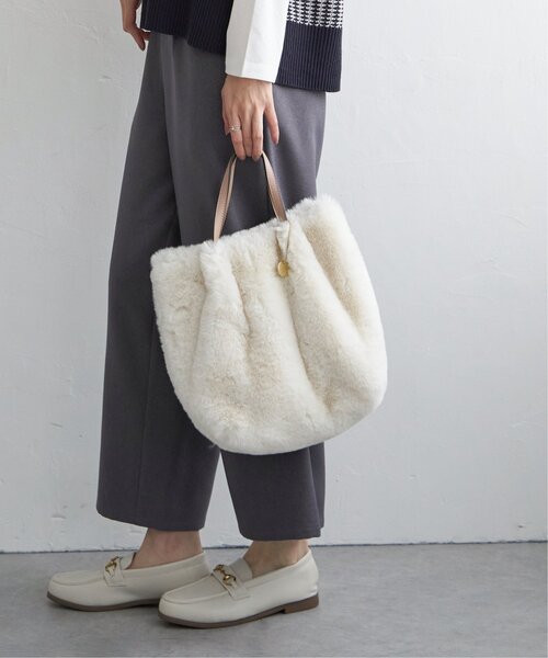 ikka（イッカ） ショルダーバッグ バッグ エコファー2WAYトートバッグ