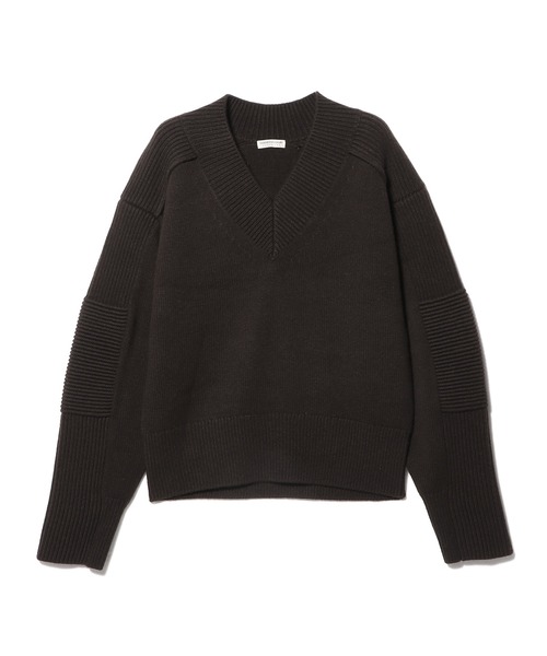 ニット セーター ESTNATION / ライダースニットトップス「ESSENCEOFLUXURY」 レディース ESTNATION ニット セーター / ライダースニットトップス