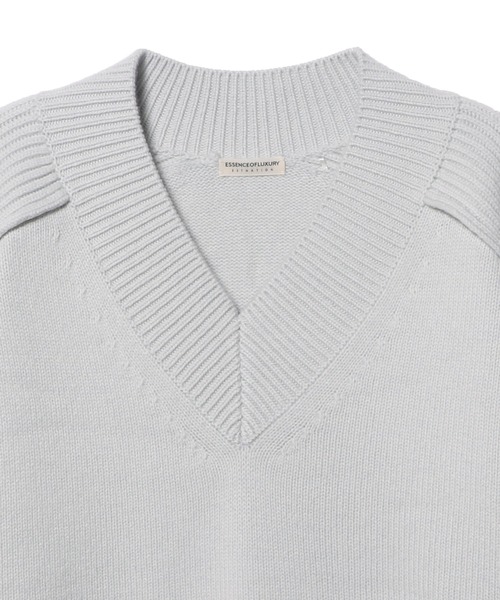 ニット セーター ESTNATION / ライダースニットトップス「ESSENCEOFLUXURY」 レディース ESTNATION / ライダースニットトップス＜ESSENCEOFLUXURY