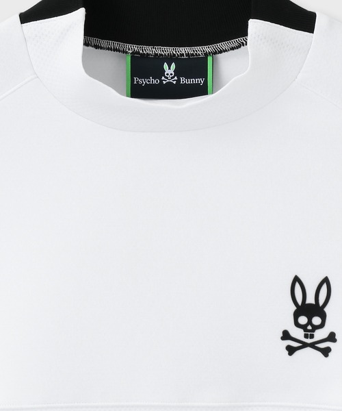 Psycho Bunny tシャツ 「GOLF」ポリエステル 長袖ラグランモック
