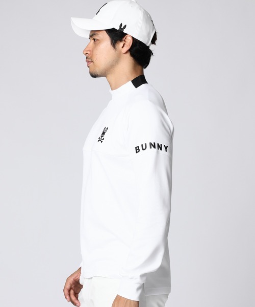 [GOLF]ポリエステル 長袖ラグランモックネック　PSYCHO BUNNY Psycho Bunny tシャツ 「GOLF」ポリエステル 長袖ラグランモック