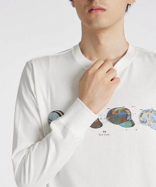 PS Paul Smith tシャツ Cycling Caps” ロングスリーブTシャツ