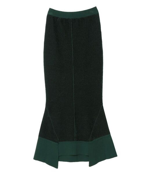 UN3D.（アンスリード） スカート VELOUR KNIT SK / ベロアニット