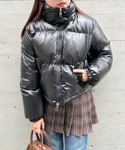 週末限定セール❣️ 新品.未使用　チャコット　中綿ダウンコート 秋冬 ダウンコート レディース ミドル丈 フード付き ダウン