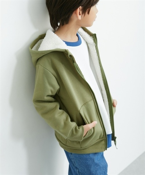 CASTELBAJAK KIDS SPORT　裏ボアパーカー　ジャケット　コート パーカー 裏ボア パーカージャケット キッズ 子供服 男の子 女の子