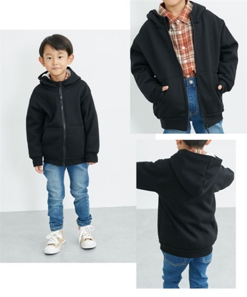 CASTELBAJAK KIDS SPORT　裏ボアパーカー　ジャケット　コート パーカー 裏ボア パーカージャケット キッズ 子供服 男の子 女の子