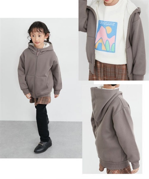 CASTELBAJAK KIDS SPORT　裏ボアパーカー　ジャケット　コート パーカー 裏ボア パーカージャケット キッズ 子供服 男の子 女の子