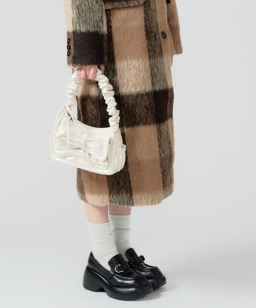 Chick ハンドバッグ Ribbon Design Shoulder Bag / リボン