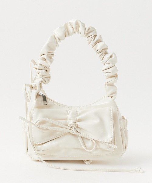 Chick ハンドバッグ Ribbon Design Shoulder Bag / リボン