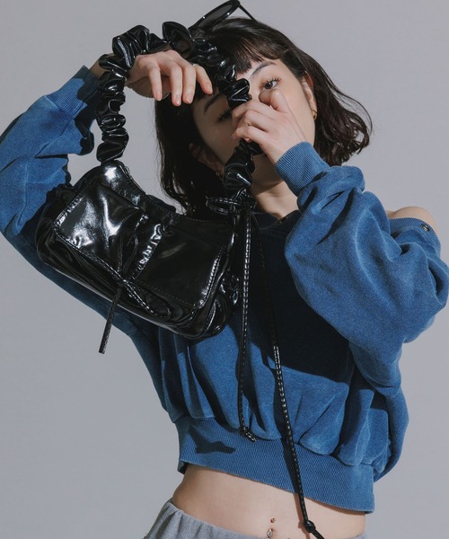 Chick ハンドバッグ Ribbon Design Shoulder Bag / リボンデザイン