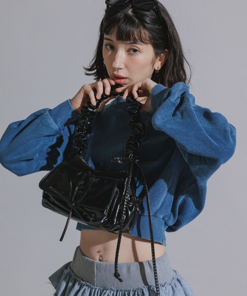 Chick ハンドバッグ Ribbon Design Shoulder Bag / リボンデザイン