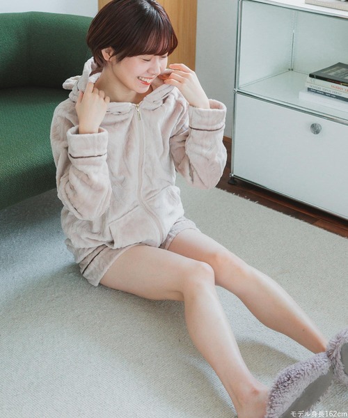 fran de lingerie パジャマ ルームウェア ふんわり軽くて暖かい