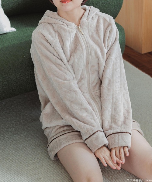 fran de lingerie パジャマ ルームウェア ふんわり軽くて暖かい