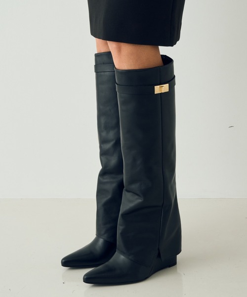 VINILOロングブーツ Rouge vif（ルージュ ヴィフ） ブーツ 「VINILO/ヴィニーロ」ロング