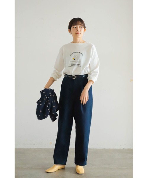 tシャツ ラクダモチーフプリント　長袖TEE レディース tシャツ ラクダモチーフプリント 長袖TEE レディース : ZOZOTOWN