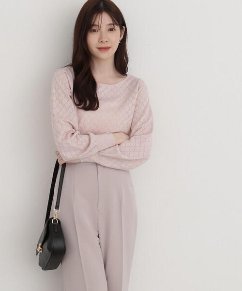 PROPORTION BODY DRESSING ニット セーター ダイヤアイレット
