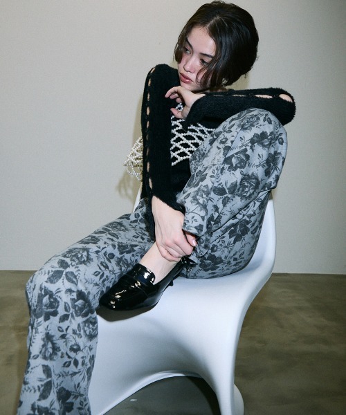 Clum ジーンズ デニム デニムパンツ flower pattern vintage