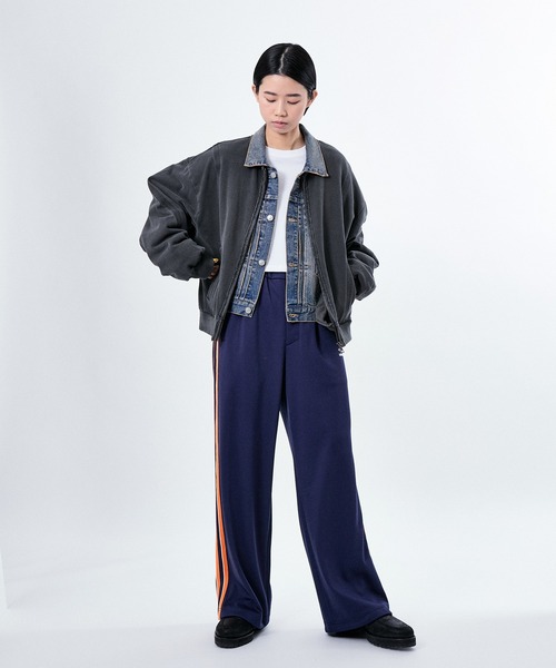カーディガン STITCH  SWEAT ZIP CARDIGAN レディース M TO R カーディガン STITCH SWEAT ZIP CARDIGAN レディース